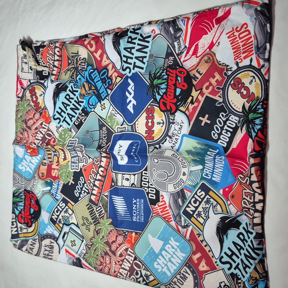 Colorful Graphic Print Fabric